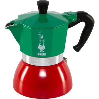 Bialetti MOKA Induction Italia Stovetop Espresso Maker, 4 Cups, 150 ml