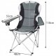 Trizand 23674 Fishing and Leisure Chair, Gray