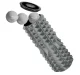 4Fizjo Massage Roller with Spikes EVA, 33 cm, Grey