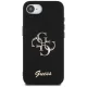 Guess Fixed Glitter Big 4G Case for iPhone 16e - Black