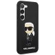 Karl Lagerfeld Silicone Ikonik Case for Samsung Galaxy S23 Black