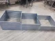 Raised Garden Bed Klasika Garden, Galvanized, 225x75 cm
