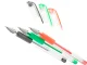 Colored Gel Pens Set in Case, 120 pcs + 120 Refills