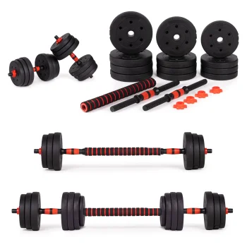 Movepro GB-SX 2X10KG Adjustable Dumbbells and Barbell Set 20 kg