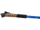 Nordic Walking Pole with Cork Handle, Blue (1 pc)