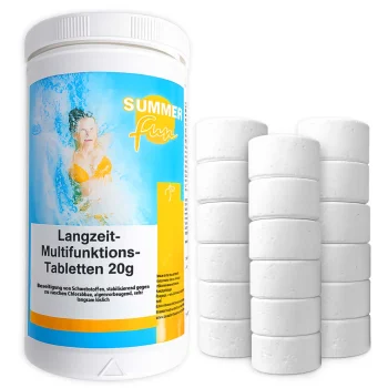 Multifunctional Pool Chlorine Tablets, 20g, 1kg