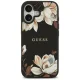 Guess Grained Flowers Classic Logo MagSafe Phone Case Cover iPhone 17 - black
