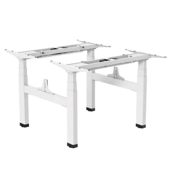 Ergo Office ER-404W Double Electrically Adjustable Desk Frame, White