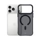 3Mk Protection iPhone 17 Pro Case Smoke MagCase, Black Semi-Transparent