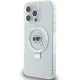 Karl Lagerfeld iPhone 15 Pro Max Case Ring Stand Karl Head MagSafe, White