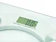 Electronic Bathroom Scale 180kg Glass Platform LCD Transparent