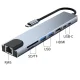8-in-1 USB-C Hub Adapter (2x USB-C, Thunderbolt 3, 2x USB-A, HDMI 4K, SD/TF, RJ45)