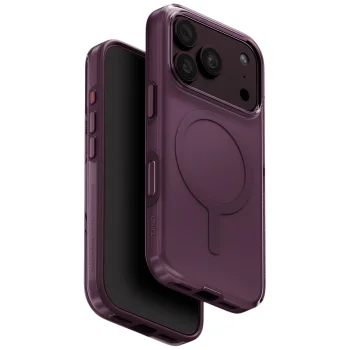 Uniq Clario Magclick Charging Case for iPhone 18 Pro / 17 Pro, Purple