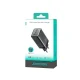 Joyroom JR-TG10 65W GaN Wall Charger, 2x USB-C + USB-A and 1.2m USB-C Cable, Black