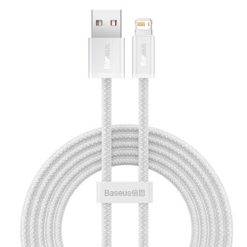 USB to Lightning Cable Baseus CALD000502 2.4A 2m White