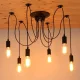 6-Arm Modern Chandelier Ceiling Light, Bulk Pack of 20