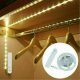Warm White USB Battery Operated LED Light Strip with Motion Sensor, 2m