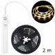 LED Strip with Power Module and Dusk and Motion Sensors (PIR), 2m