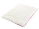 Fabric pet bed mat for dogs and cats, 50x35 cm, pink