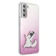 Karl Lagerfeld Samsung Galaxy S21+ Case Choupette Fun, Pink