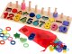 Kids Toddler Educational Toy Shape Digit Alphabet Sorter Puzzle 3in1 (13x36 cm)