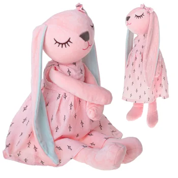 Plush Toy Pink Rabbit, 52 cm