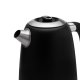 Huslog Retro Electric Kettle with Temperature Control 1.7L 2200W, black