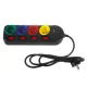 Maclean MCE508 B Power Strip, 4 Outlets, USB-A/C, 1.5m, Black