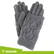 Trizand R26073 Touchscreen Winter Gloves with Warmers for Men & Women, Gray