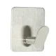 Self-Adhesive Wall Hooks, Silver, Set of 4 (Ex-Display)