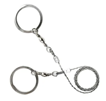 Compact Survival Wire Saw, 56 cm, Silver