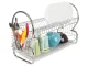 Two-Tier Dish Drainer Rack, Silver