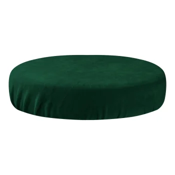 Velour Cosmetic Stool Cover 35-40 cm, Bottle Green