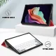 Lenovo Tab P11 Gen 2 (TB350FU) Trifold Stand PU Leather Hard Protective Cover Case, Red