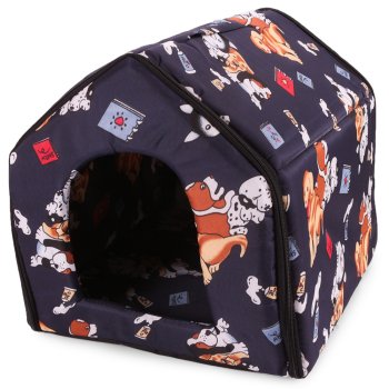 Pet House Bed for Dogs and Cats, Size L