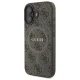 Guess 4G Ring Classic Logo MagSafe Case for iPhone 16 - Brown