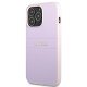 Guess чехол для iPhone 13 Pro / 13 Saffiano Hot Stamp & Metal Logo фиолетовый