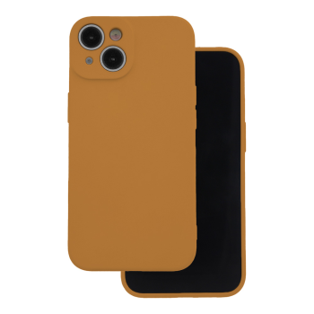 Apple iPhone 16 Plus 6.7'' Matt Silicone Color Case Cover, Caramel