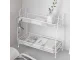 Two-Tier Kitchen and Bathroom Organizer Shelf, White