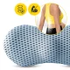 Orthopedic Lumbar Support Pillow with Memory Foam, Blue