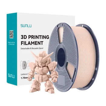Sunlu PLA+ 2.0 3D Printer Filament, 1.75 mm, Beige