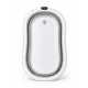 Foldable Baby Bathtub with Newborn Insert and Digital Thermometer, Grey