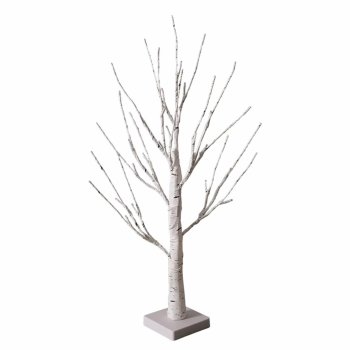 60cm LED Birch Tree Table Lamp with 24 Warm White Lights DA530