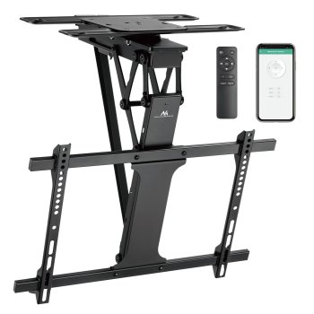 Maclean MC-490 Electric Ceiling TV Mount, TUYA, 32"-75", 35kg