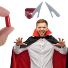 Vampire Fangs with Fake Blood for Halloween Costume Accessories