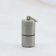 Mini Petrol Lighter Keychain, Silver