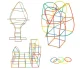 Kruzzel 00022408 Straw Constructor Set, 408 Pieces