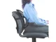 Ergonomic Back Support with Massage Element, Black
