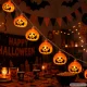 Lights 10 Led Hanging Pumpkins Halloween 200Cm Glowing Decoration Pumpkin