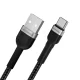 Wozinsky WNBAC1 USB-A to USB-C Cable 2.4A 1 m Black